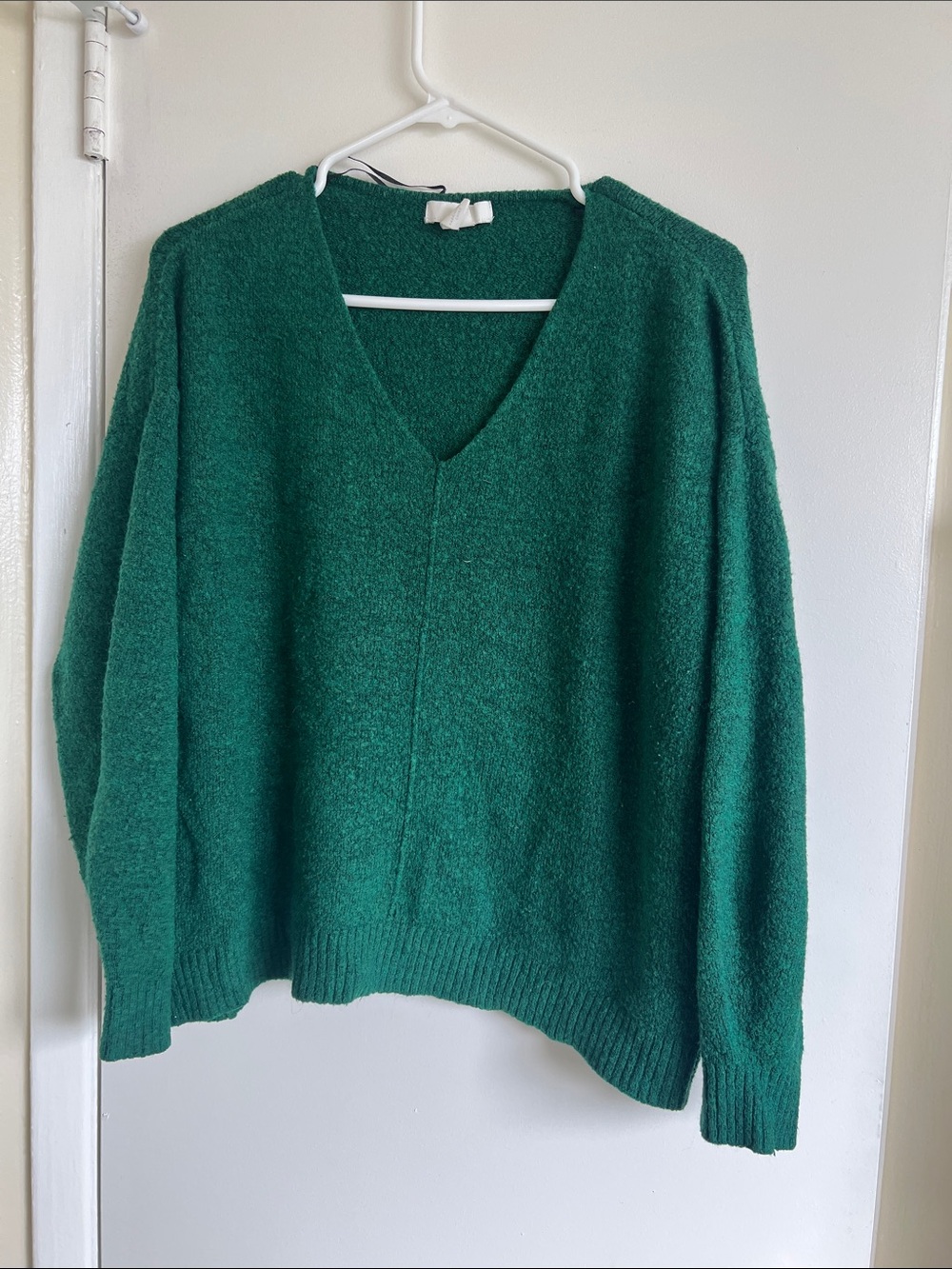 Green H&M V-Neck Sweater